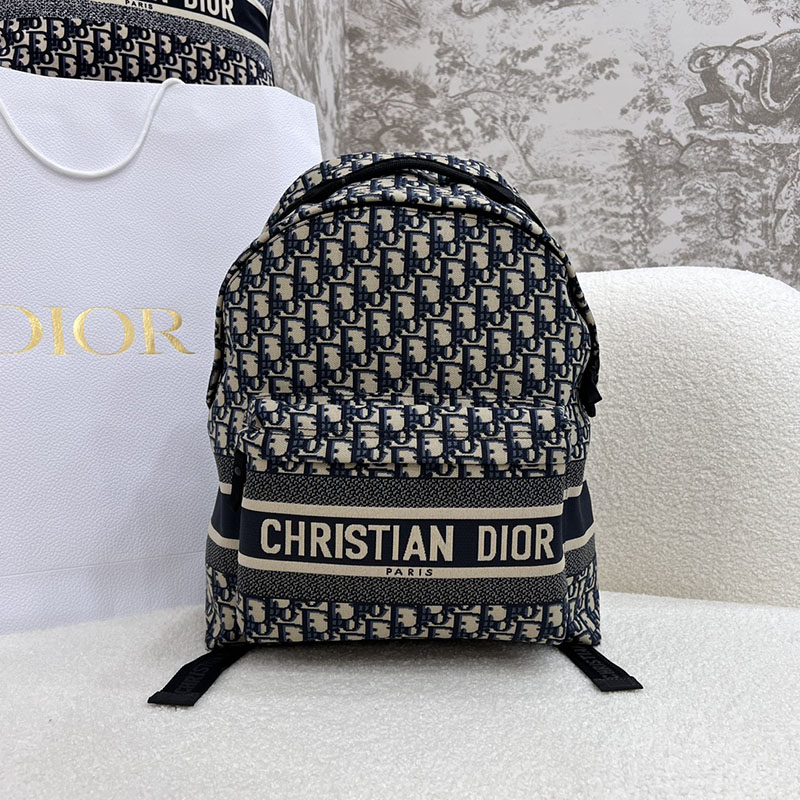 디올 트래블 백팩 오블리크