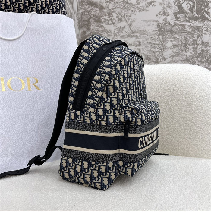 디올 트래블 백팩 오블리크