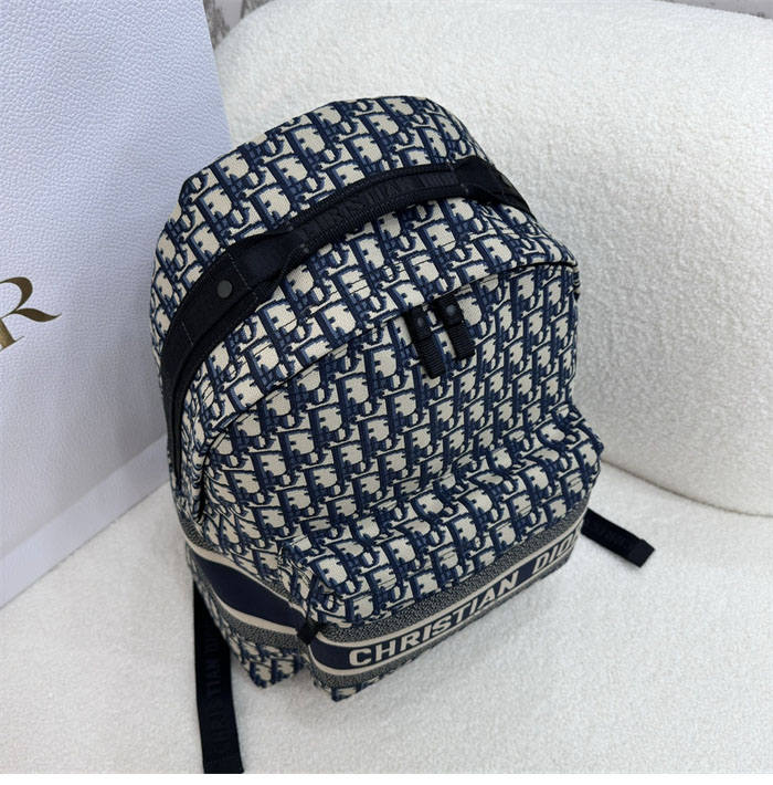 디올 트래블 백팩 오블리크