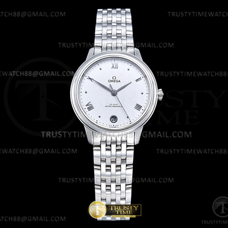 VS공장 오메가 드 빌 스틸 실버다이얼 브레이슬릿 De Ville Prestige 34mm SS_SS Silver VSF A8800