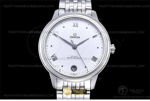 VS공장 오메가 드 빌 스틸 실버다이얼 브레이슬릿 De Ville Prestige 34mm SS_SS Silver VSF A8800