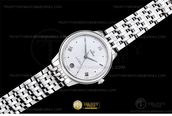 VS공장 오메가 드 빌 스틸 실버다이얼 브레이슬릿 De Ville Prestige 34mm SS_SS Silver VSF A8800
