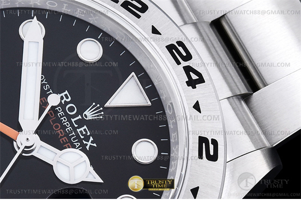 Clean공장 롤렉스 익스플로러2 블랙다이얼 브레이슬릿 Explorer II 216570 904 SS_SS Black Clean DD3285 클린