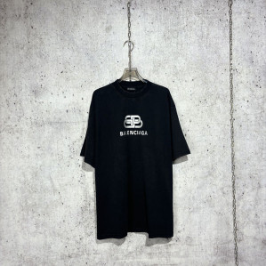 발렌시아가 New BB 로고 반팔 티셔츠