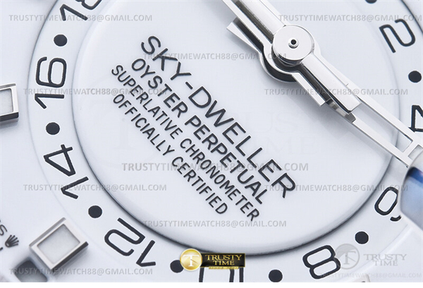 ZF공장 롤렉스 스카이드웰러 스틸 화이트다이얼 러버스트랩 텅스텐 Skydweller 336239 Wt WG_RU White ZF V2 Asia 2824