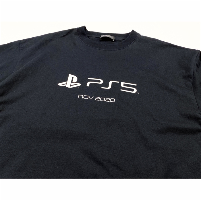 발렌시아가 x 소니 PS5 반팔 티셔츠