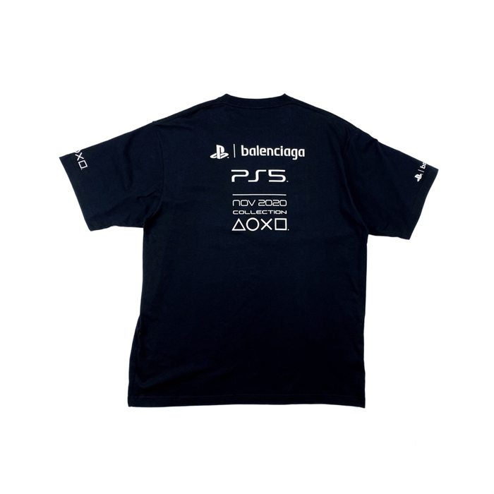 발렌시아가 x 소니 PS5 반팔 티셔츠