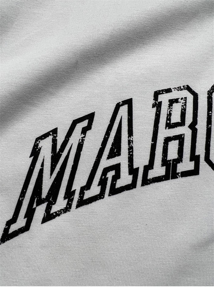 메종 마르지엘라 MM6 로고 반팔 티셔츠