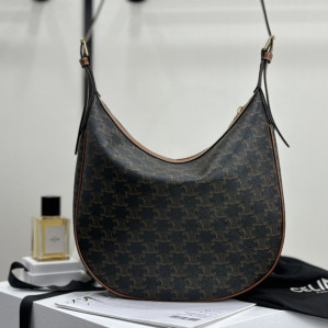 셀린느 엘로이즈 미디엄 호보백 트리옹프 캔버스 114712