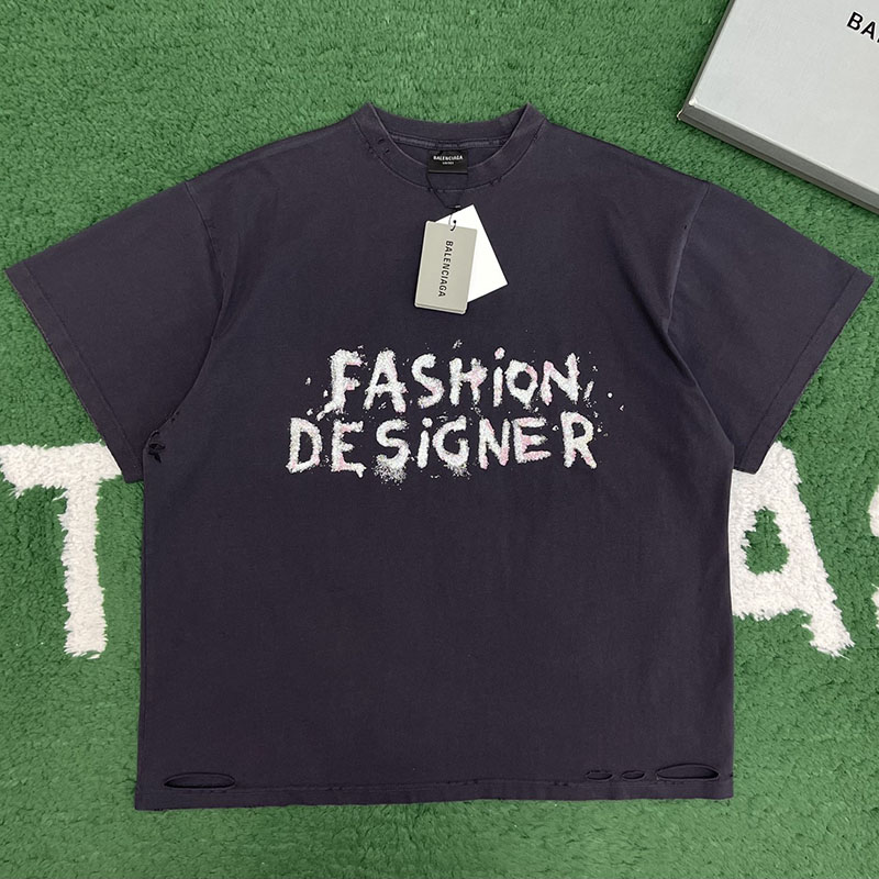 발렌시아가 FASHION DESIGNER 반팔 티셔츠