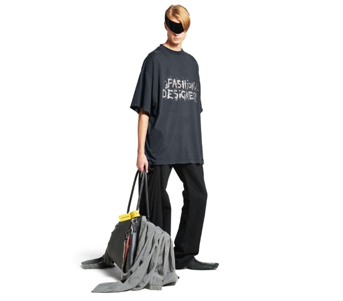 발렌시아가 FASHION DESIGNER 반팔 티셔츠