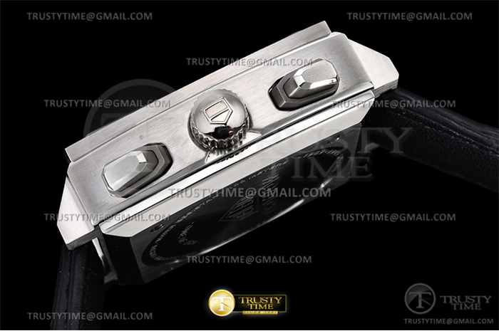 태그호이어 모나코 크로노그래프 그린옴브르다이얼 가죽스트랩 Tag Monaco Chronograph SS_LE Green Jap VK64A