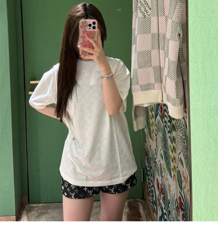 루이비통 모노그램 필 쿠페 반팔 티셔츠