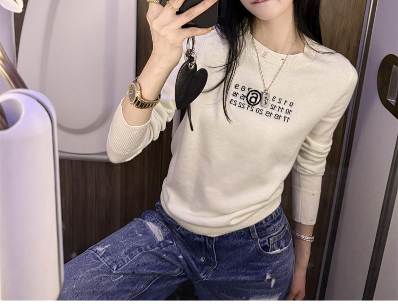 메종마르지엘라 뉴메릭 시그니처 MM6 스웨터