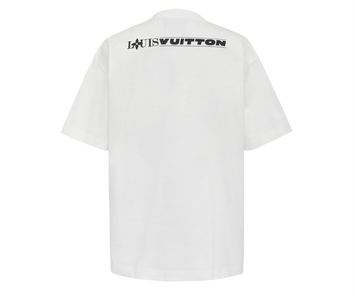 루이비통 아메리카 컵 그래픽 LV 반팔 티셔츠