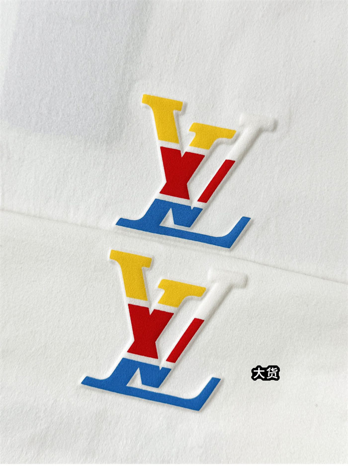 루이비통 아메리카 컵 그래픽 LV 반팔 티셔츠