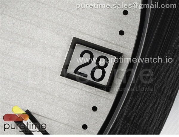 AMG공장 파텍필립 노틸러스 5711 블랙풀세라믹 화이트다이얼 블랙러버스트랩 AET Nautilus 5711 Black Ceramic AMGF Best Edition White Dial on Black Rubber Strap MIYOTA 9015