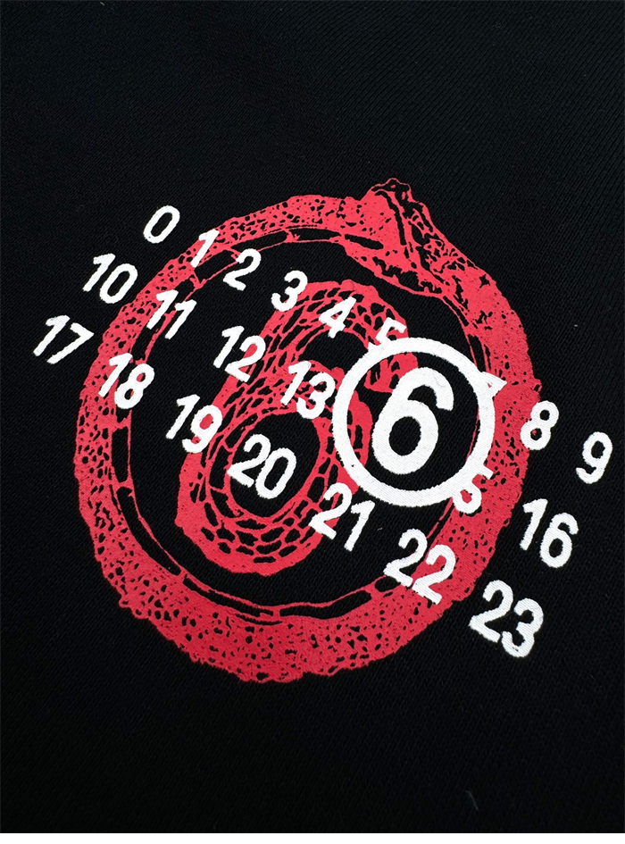 메종 마르지엘라 이어 오브 더 스네이크 스웨트팬츠