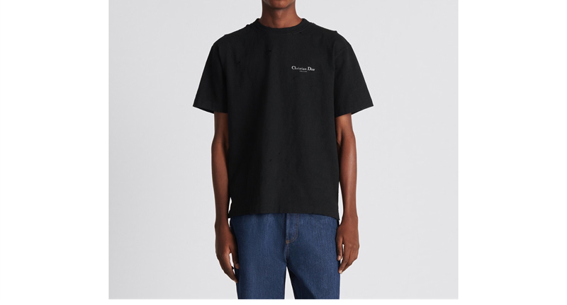 디올 Couture 꾸뛰르 오가닉 저지 반팔 티셔츠