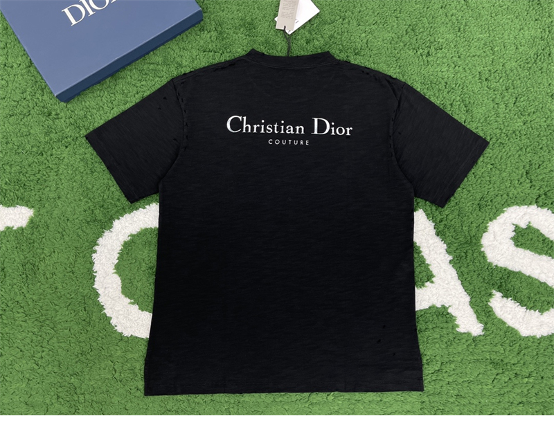 디올 Couture 꾸뛰르 오가닉 저지 반팔 티셔츠