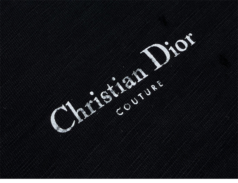 디올 Couture 꾸뛰르 오가닉 저지 반팔 티셔츠