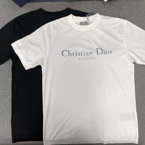 디올 Couture 꾸뛰르 디스트레스드 이펙트 반팔 티셔츠