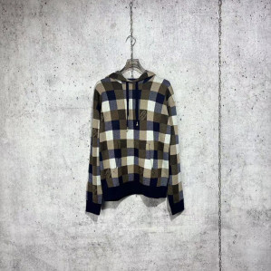 루이비통 24SS 다미에 울 캐시미어 후디