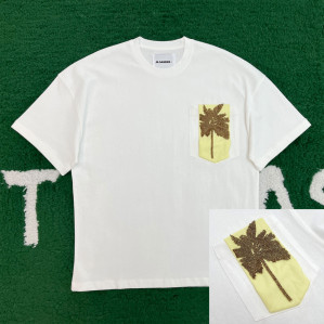 디올 핸드라이팅 플라워 프린팅 반팔 티셔츠 “2COLOR”