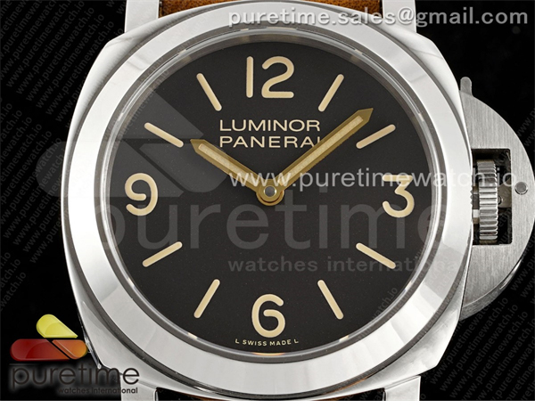 HW공장 파네라이 루미노르 PAM390 블랙다이얼 브라운스트랩 PAM390 N HWF 1_1 Best Edition Brown Dial on Brown Leather Strap A6497