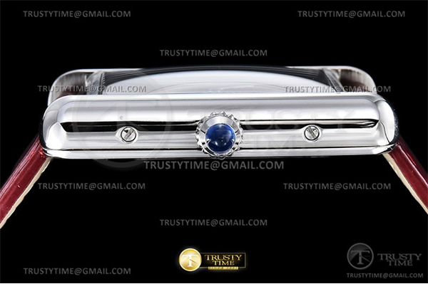 DR공장 까르띠에 탱크 머스트 라지 레드다이얼 악어스트랩 Cartier Tank Must SS_LE Red DRF Swiss Qtz