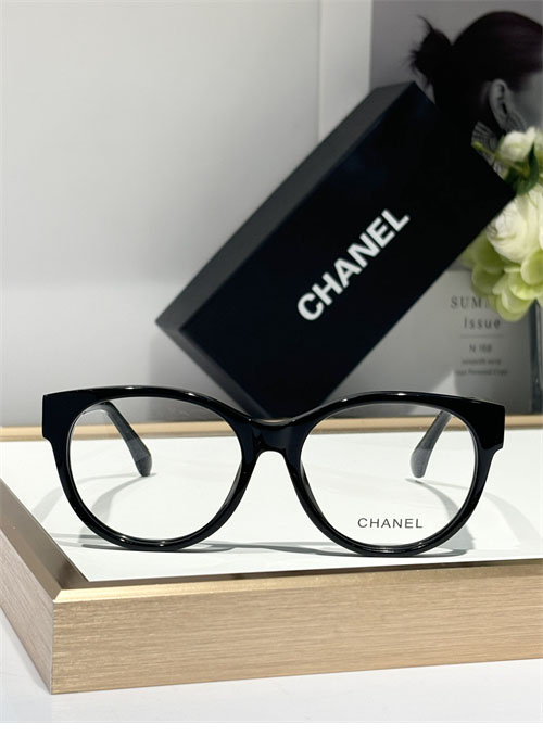 샤넬 로고 템플 3471-S-A 안경