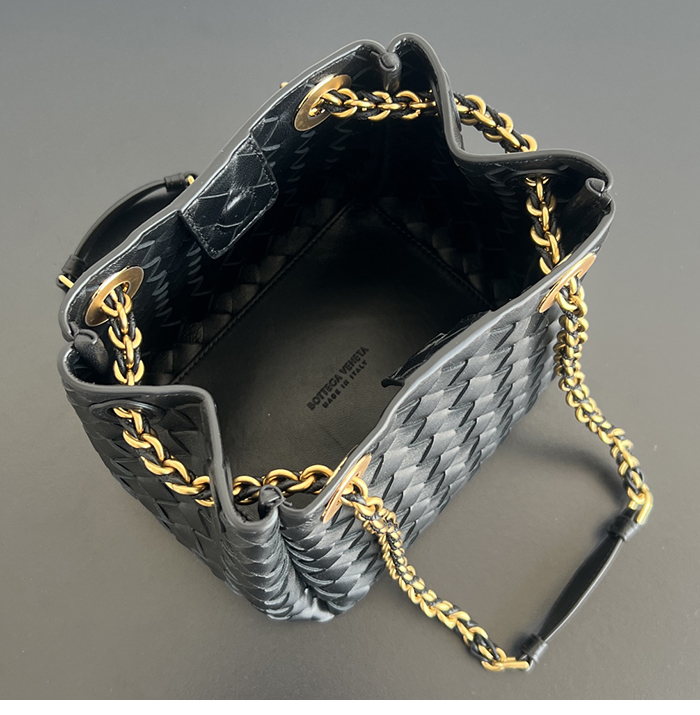 보테가베네타 인트레치아토 파라슈트 스몰 체인 스트랩 “ 4 COLOR ”