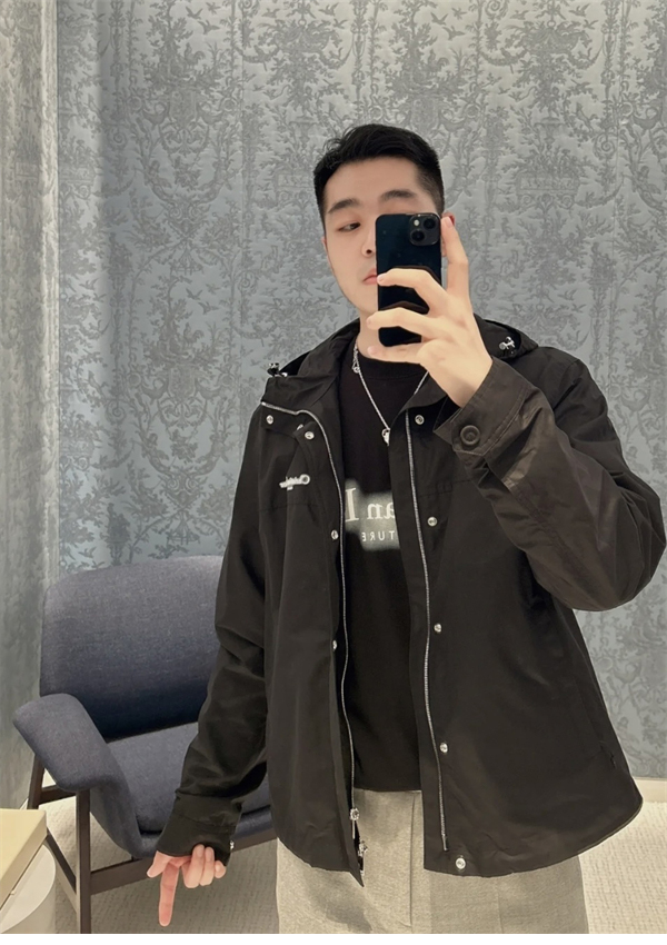 디올 Couture 헤일로 이펙트 윈드브레이커 자켓