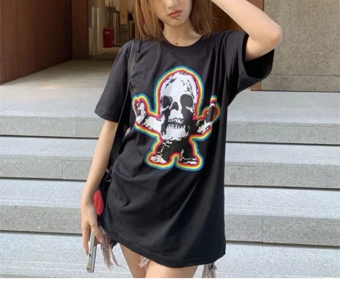 크롬하츠 포티 해리스 티터 반팔 티셔츠