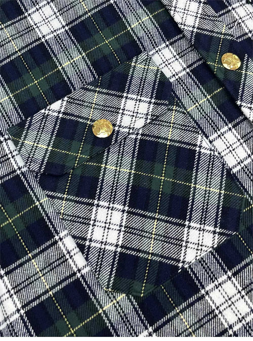 셀린느 타탄 오버셔츠