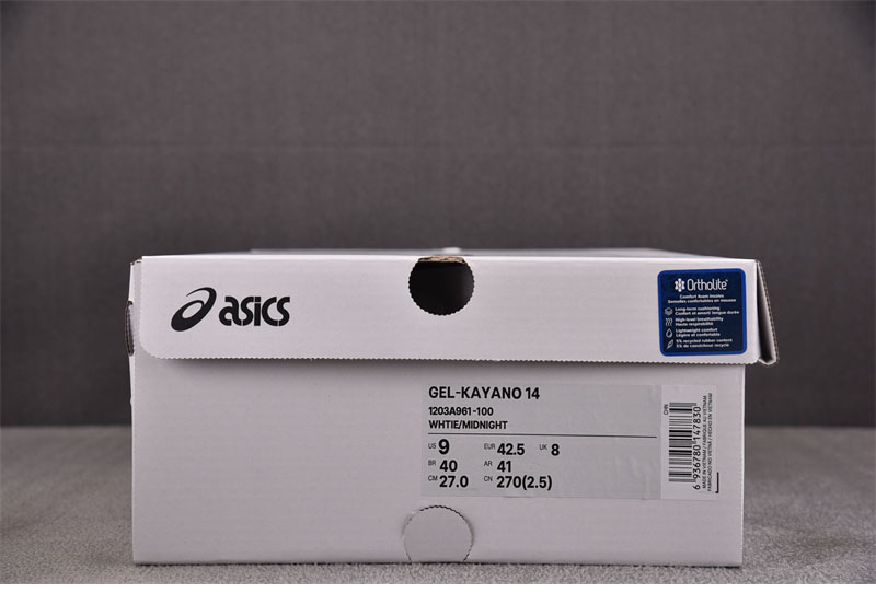 아식스 x JJJJound 젤 카야도 14 화이트 네이비 1203A961-100