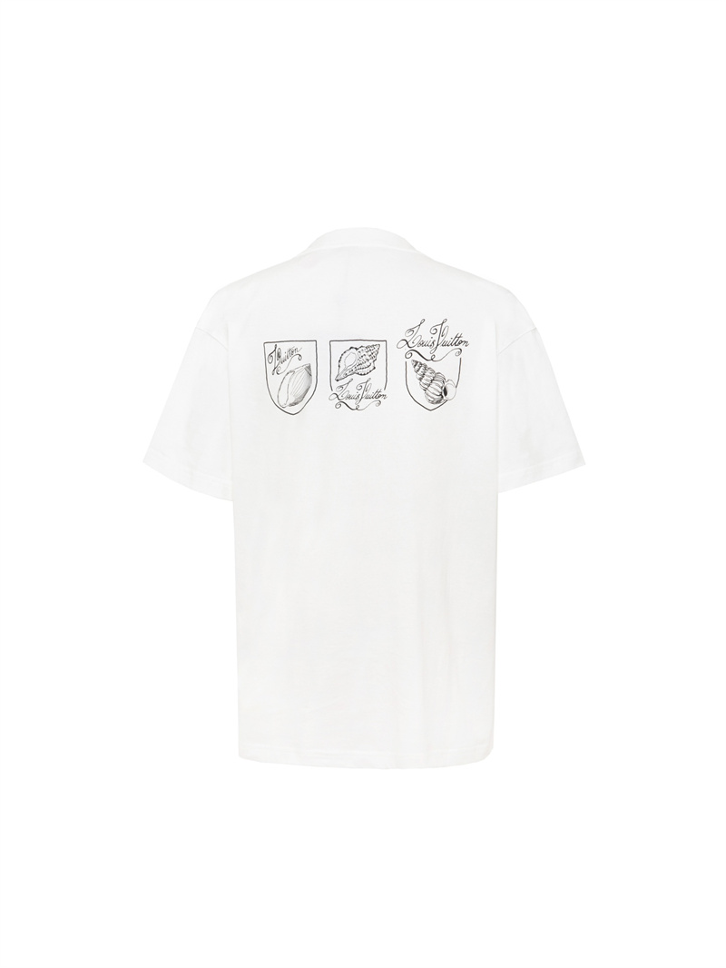 루이비통 로고 프린트 티셔츠 1AFR49