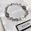 구찌 인터로킹 G 실버 팔찌