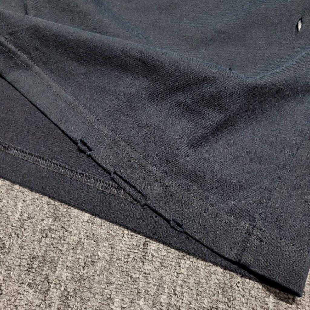 발렌시아가 MAISON 로고 반팔 티셔츠 블랙