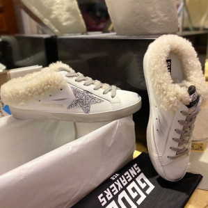 골든구스 슈퍼스타 시어링 뮬 스니커즈 （터보）