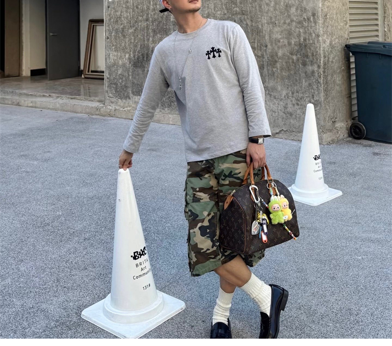 크롬하츠 트리플 크로스 헐리우드 롱슬리브 티셔츠