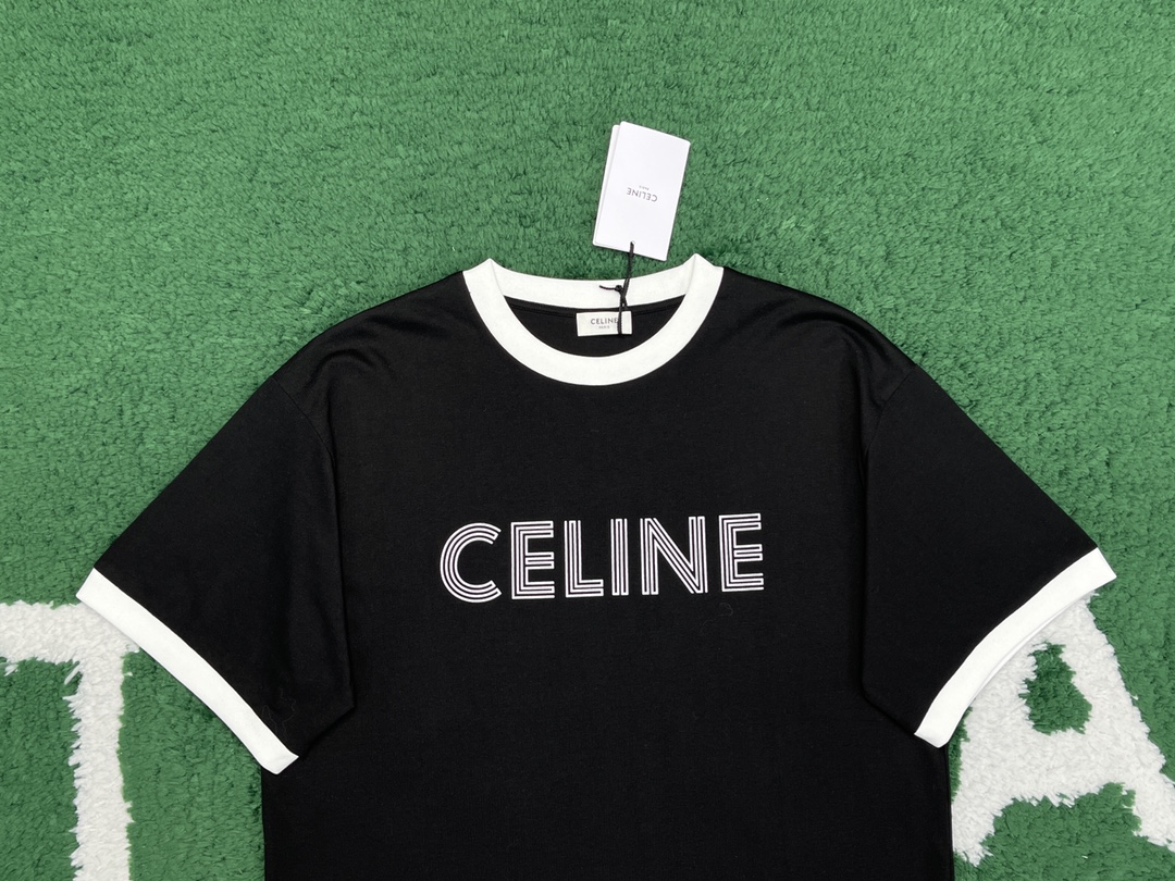 셀린느 23FW 로고 프린팅 반팔 티셔츠 “2COLOR”