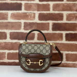 구찌 홀스빗 1955 미니 탑 핸들백 781387