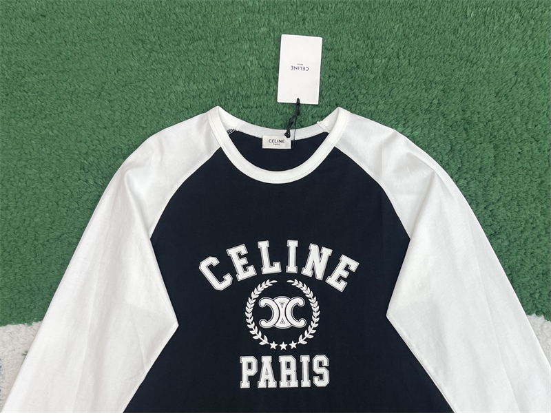 셀린느 프린트 루즈핏 코튼 저지 티셔츠