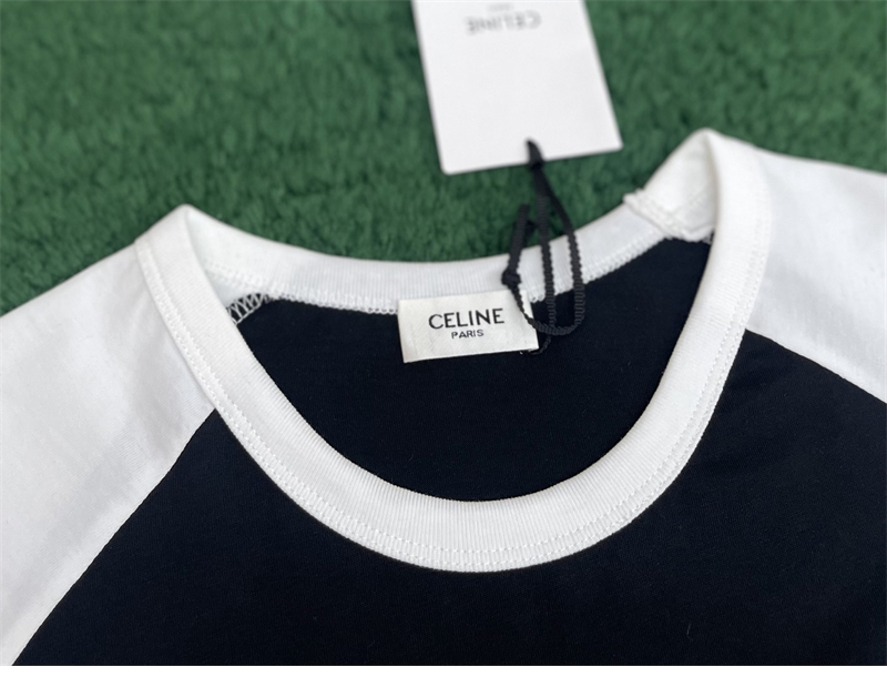 셀린느 프린트 루즈핏 코튼 저지 티셔츠