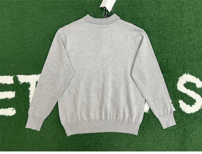 셀린느 파인 코튼 폴로 스웨터