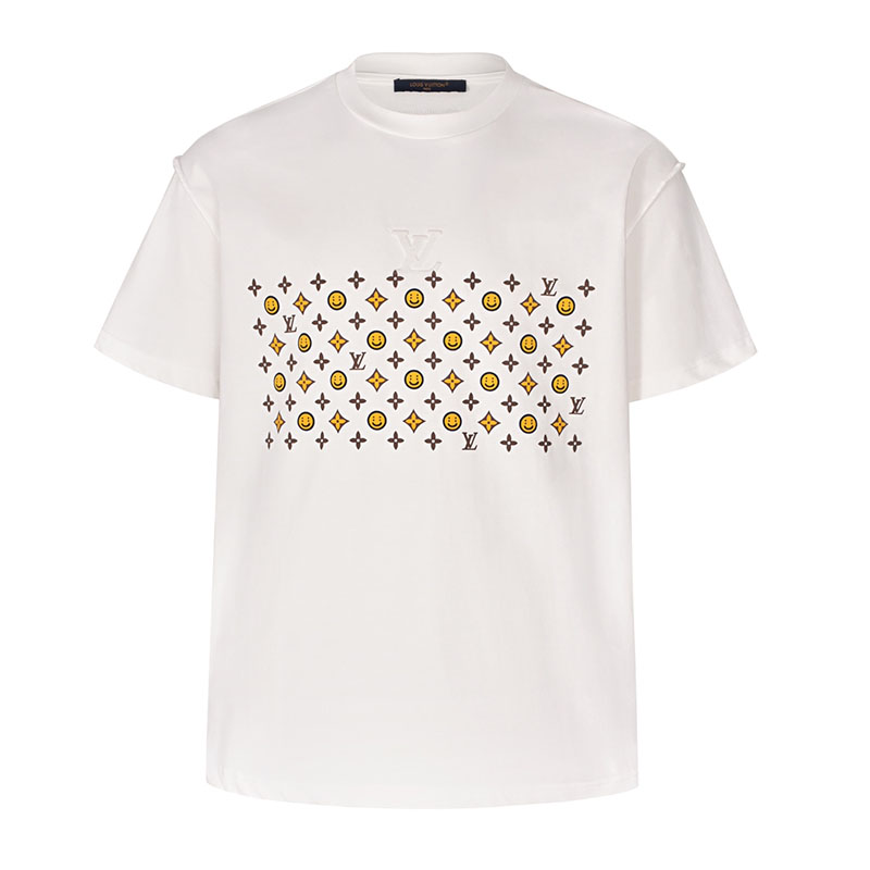 루이비통 x CPFM 스마일리 페이스 반팔 티셔츠