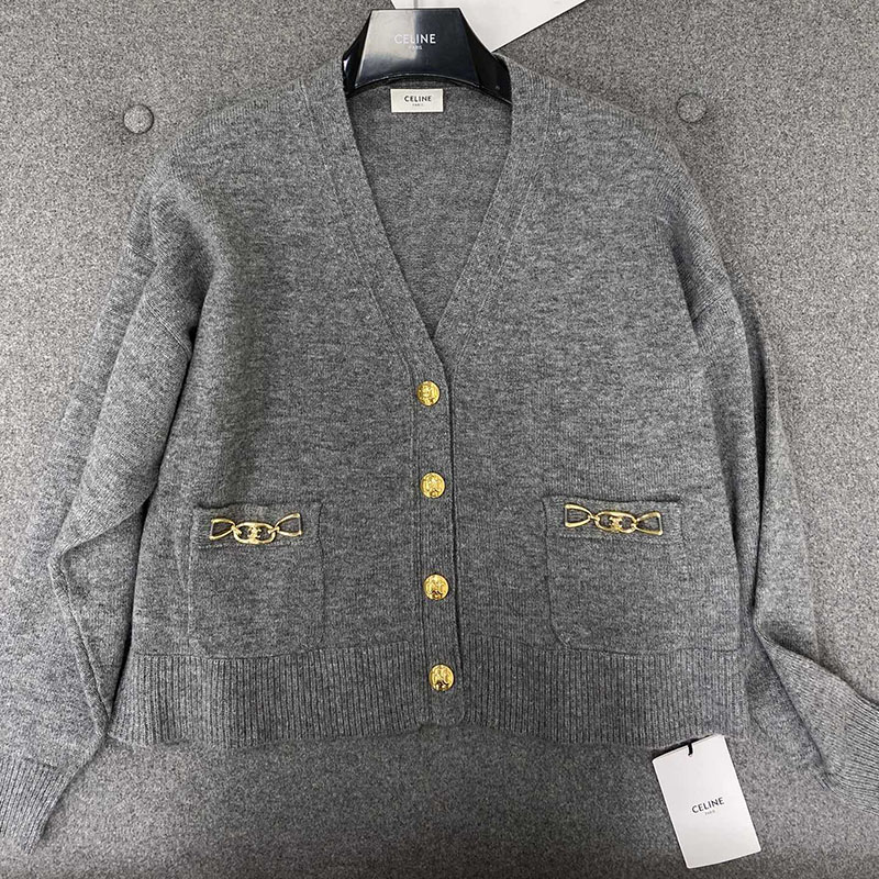 셀린느 해리티지 캐시미어 구르메트 가디건