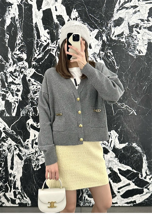 셀린느 해리티지 캐시미어 구르메트 가디건