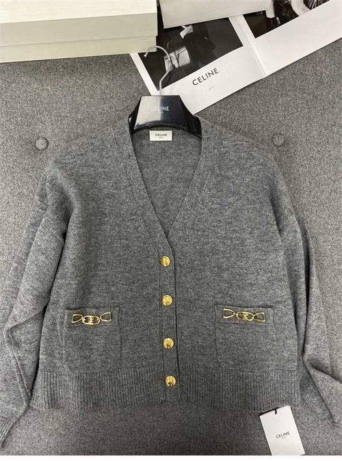 셀린느 해리티지 캐시미어 구르메트 가디건